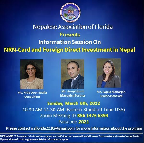 NRN Card and Foreign Directive Investment Nepal image